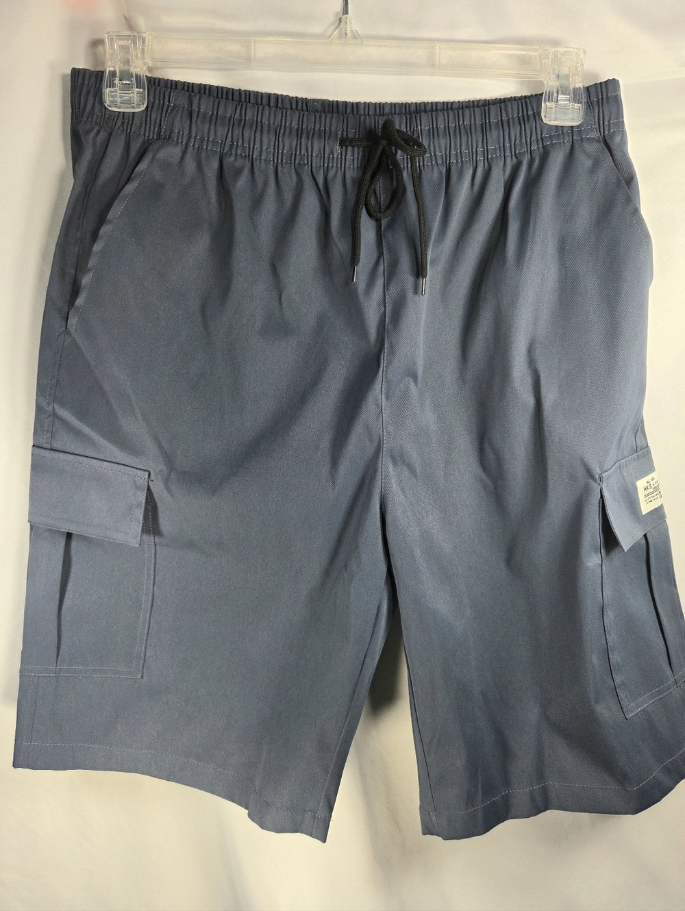 HKS By BORIS Bidan Insaeri NWOT Blue Elastic Draw String Waist Shorts Size Large